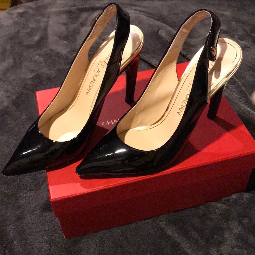 Charles Jourdan Patent Leather Heels